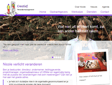 Tablet Screenshot of creatiefverandermanagement.nl